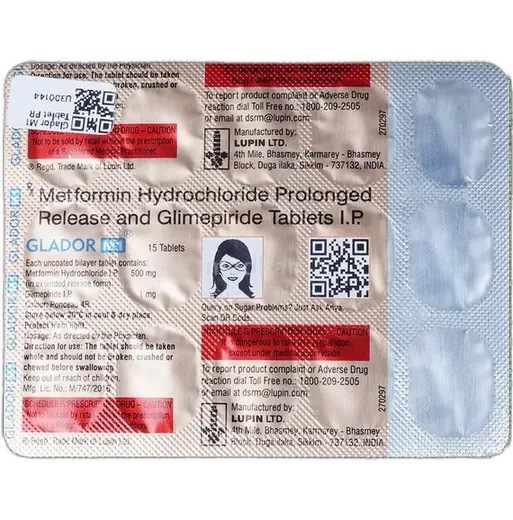 glador m 1mg tablet 15's